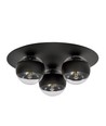 Solar 3 Sort/Stribe loftslampe - Ø14 cm, E14, 230V, uden lyskilde