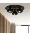 Solar 3 Sort/Stribe loftslampe - Ø14 cm, E14, 230V, uden lyskilde