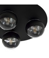 Solar 3 Sort/Stribe loftslampe - Ø14 cm, E14, 230V, uden lyskilde