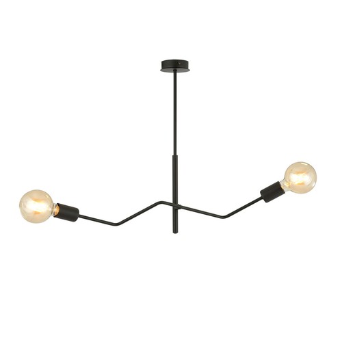 Frix 2 Sort loftslampe - E27, 230V, uden lyskilde