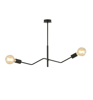 Frix 2 Sort loftslampe - E27, 230V, uden lyskilde