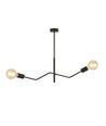 Frix 2 Sort loftslampe - E27, 230V, uden lyskilde