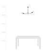Frix 2 Sort loftslampe - E27, 230V, uden lyskilde