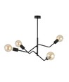 Frix 4 Sort loftslampe - E27, 230V, uden lyskilde