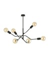 Frix 6 Sort loftslampe - E27, 230V, uden lyskilde