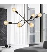 Frix 6 Sort loftslampe - E27, 230V, uden lyskilde