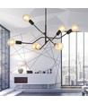 Frix 6 Sort loftslampe - E27, 230V, uden lyskilde