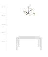 Frix 6 Sort loftslampe - E27, 230V, uden lyskilde