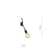 Frix K1 Sort loftslampe - E27, 230V, uden lyskilde
