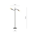 Frix LP2 Sort loftslampe - E27, 230V, uden lyskilde