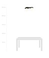 Plaza 2 Sort/Opal loftslampe - Ø15 cm, E14, 230V, uden lyskilde