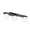 Plaza 3 Sort/Opal loftslampe - Ø15 cm, E14, 230V, uden lyskilde