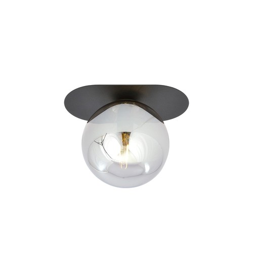 Plaza 1 Sort/Grafit loftslampe - Ø14 cm, E14, 230V, uden lyskilde