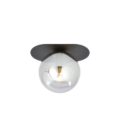 Plaza 1 Sort/Grafit loftslampe - Ø14 cm, E14, 230V, uden lyskilde