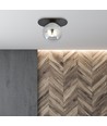 Plaza 1 Sort/Grafit loftslampe - Ø14 cm, E14, 230V, uden lyskilde