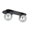 Plaza 2 Sort/Grafit loftslampe - Ø14 cm, E14, 230V, uden lyskilde