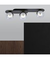 Plaza 3 Sort/Grafit loftslampe - Ø14 cm, E14, 230V, uden lyskilde
