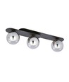 Plaza 3 Sort/Grafit loftslampe - Ø14 cm, E14, 230V, uden lyskilde