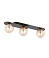 Plaza 3 Sort/Rav loftslampe - Ø14 cm, E14, 230V, uden lyskilde
