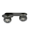 Plaza 2 Sort/Stribe loftslampe - Ø14 cm, E14, 230V, uden lyskilde