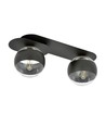 Plaza 2 Sort/Stribe loftslampe - Ø14 cm, E14, 230V, uden lyskilde