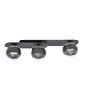 Plaza 3 Sort/Stribe loftslampe - Ø14 cm, E14, 230V, uden lyskilde