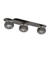 Plaza 3 Sort/Stribe loftslampe - Ø14 cm, E14, 230V, uden lyskilde