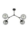 Space 4 Sort/Grafit loftslampe - Ø14 cm, E14, 230V, uden lyskilde