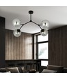 Space 4 Sort/Grafit loftslampe - Ø14 cm, E14, 230V, uden lyskilde