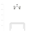 Space 4 Sort/Grafit loftslampe - Ø14 cm, E14, 230V, uden lyskilde