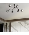 Space 6 Sort/Grafit loftslampe - Ø14 cm, E14, 230V, uden lyskilde