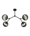 Space 4 Sort/Stribe loftslampe - Ø14 cm, E14, 230V, uden lyskilde