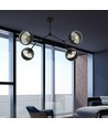 Space 4 Sort/Stribe loftslampe - Ø14 cm, E14, 230V, uden lyskilde