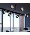 Space 6 Sort/Stribe loftslampe - Ø14 cm, E14, 230V, uden lyskilde