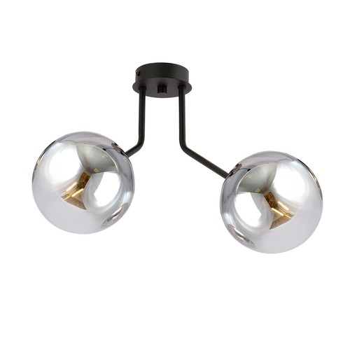 Nova 2 Sort/Grafit loftslampe - Ø14 cm, E14, 230V, uden lyskilde