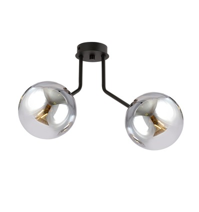 Nova 2 Sort/Grafit loftslampe - Ø14 cm, E14, 230V, uden lyskilde