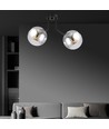 Nova 2 Sort/Grafit loftslampe - Ø14 cm, E14, 230V, uden lyskilde