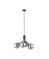 Nova 4 Sort/Grafit pendellampe - Ø14 cm, E14, 230V, uden lyskilde