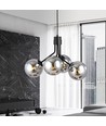 Nova 4 Sort/Grafit pendellampe - Ø14 cm, E14, 230V, uden lyskilde
