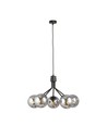 Nova 5 Sort/Grafit pendellampe - Ø14 cm, E14, 230V, uden lyskilde