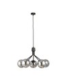 Nova 5 Sort/Grafit pendellampe - Ø14 cm, E14, 230V, uden lyskilde