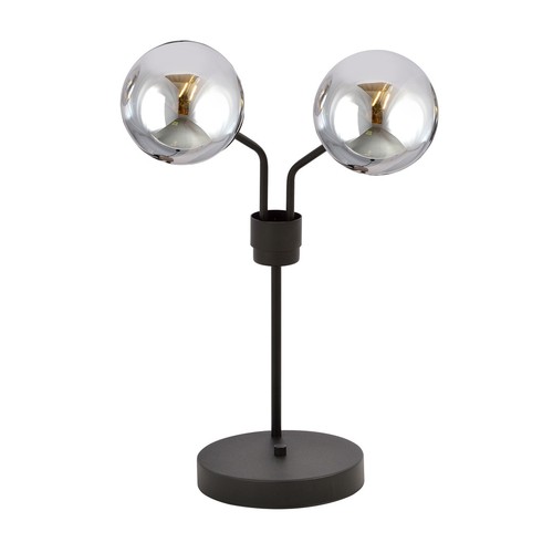 Nova LN2 Sort/Grafit bordlampe - Ø14 cm, E14, 230V, uden lyskilde