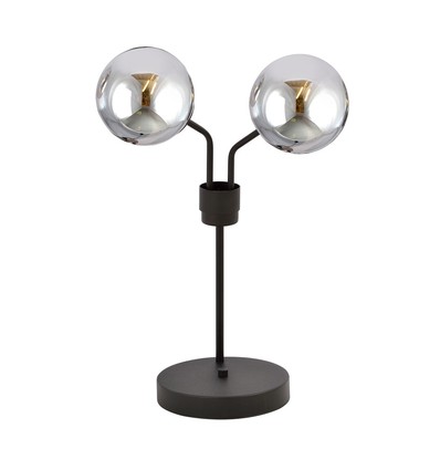 Nova LN2 Sort/Grafit bordlampe - Ø14 cm, E14, 230V, uden lyskilde