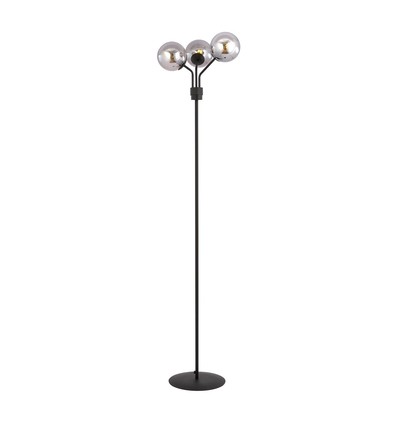 Nova LP3 Sort/Grafit gulvlampe - Ø14 cm, E14, 230V, uden lyskilde