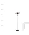 Nova LP3 Sort/Grafit gulvlampe - Ø14 cm, E14, 230V, uden lyskilde