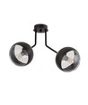 Nova 2 Sort/Stribe loftslampe - Ø14 cm, E14, 230V, uden lyskilde