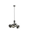 Nova 4 Sort/Stribe pendellampe - Ø14 cm, E14, 230V, uden lyskilde