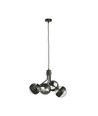 Nova 4 Sort/Stribe pendellampe - Ø14 cm, E14, 230V, uden lyskilde