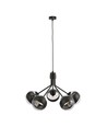 Nova 5 Sort/Stribe pendellampe - Ø14 cm, E14, 230V, uden lyskilde