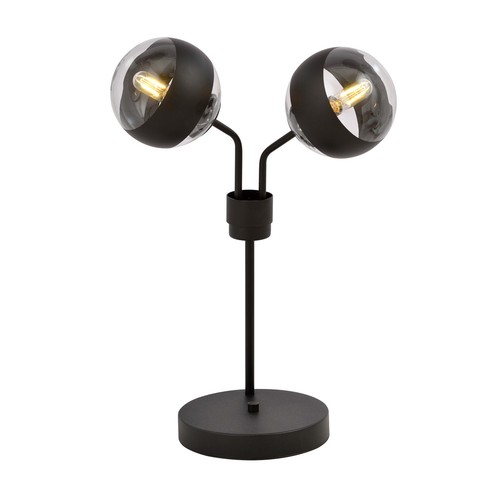 Nova LN2 Sort/Stribe bordlampe - Ø14 cm, E14, 230V, uden lyskilde